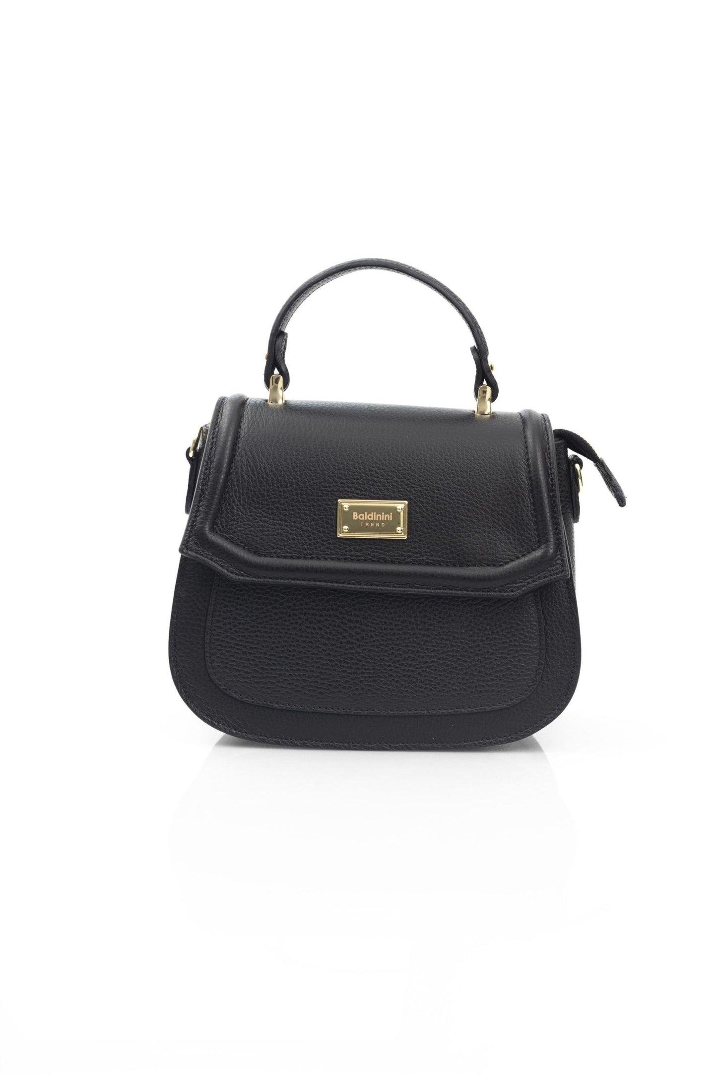 Black Leather Women Handbag