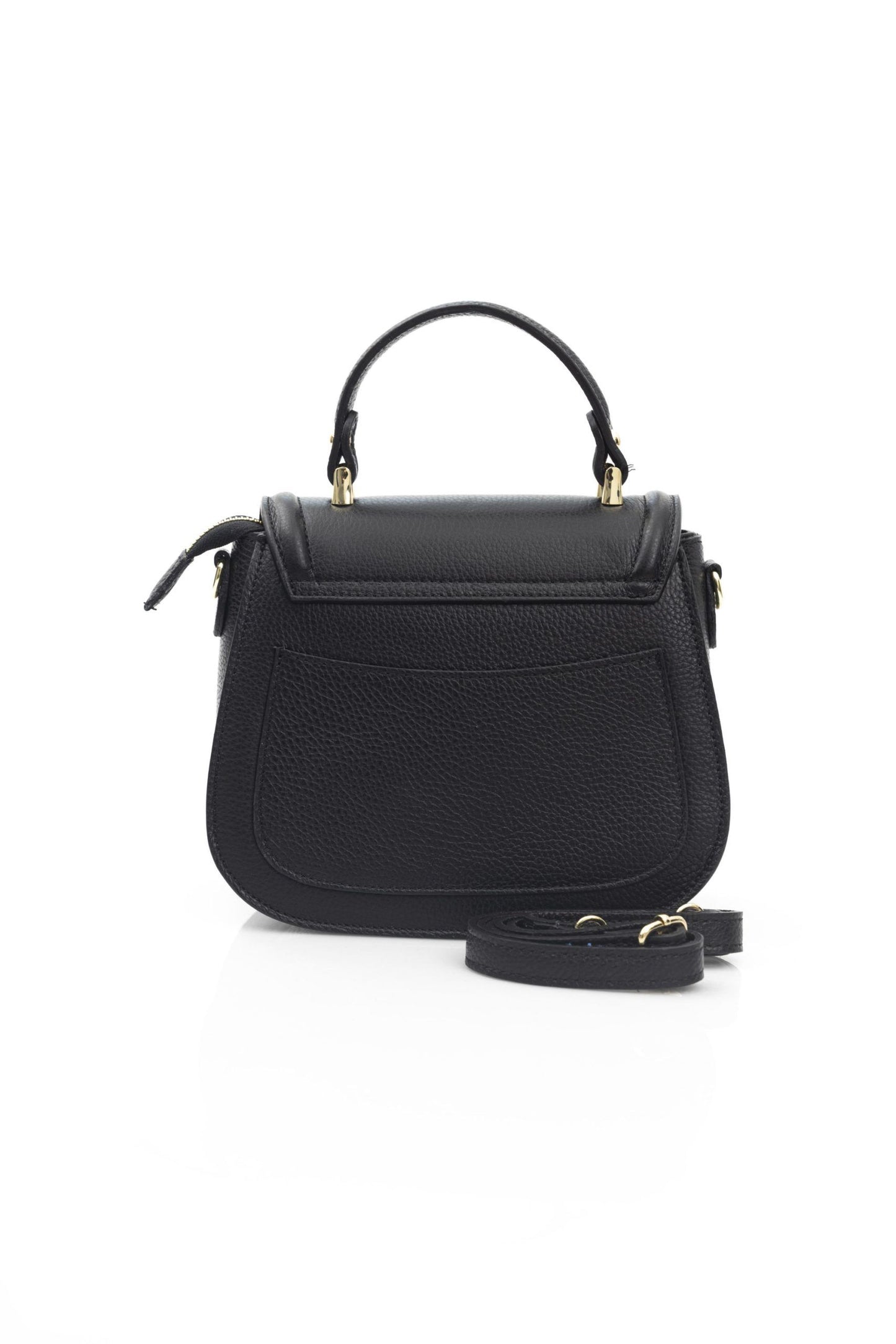 Black Leather Women Handbag