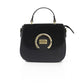 Black Leather Women Shoulder Bag