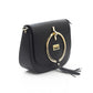 Black Leather Women Crossbody Bag