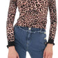 Leopard Charm Wide Neck Sweater