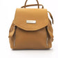 Brown Cow Leather Women Backpack