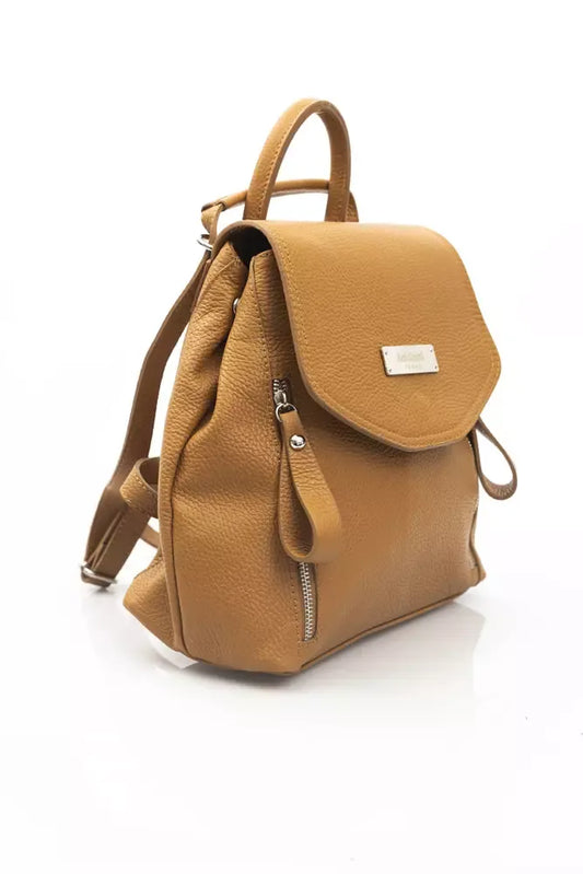 Brown Cow Leather Women Backpack