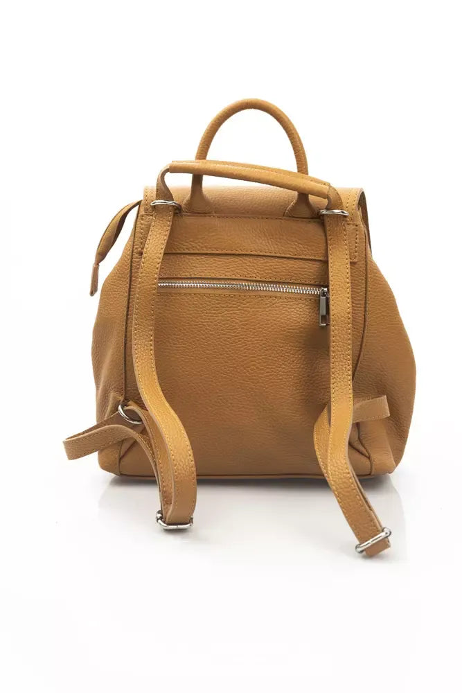 Brown Cow Leather Women Backpack