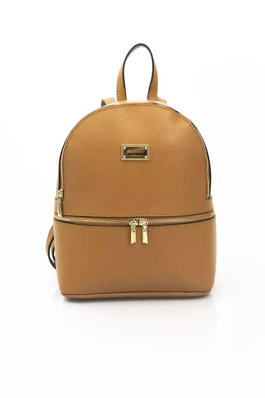 Brown Cow Leather Women Backpack