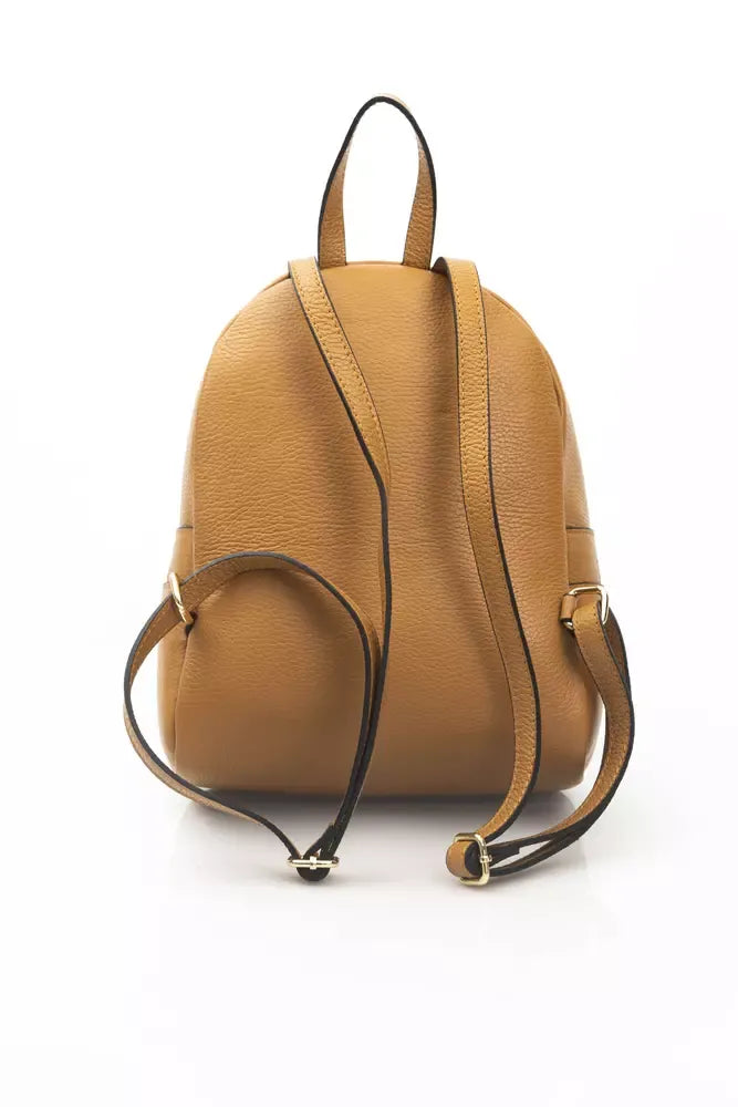 Brown Cow Leather Women Backpack