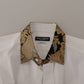 Elegant White Slim Fit Dress Shirt