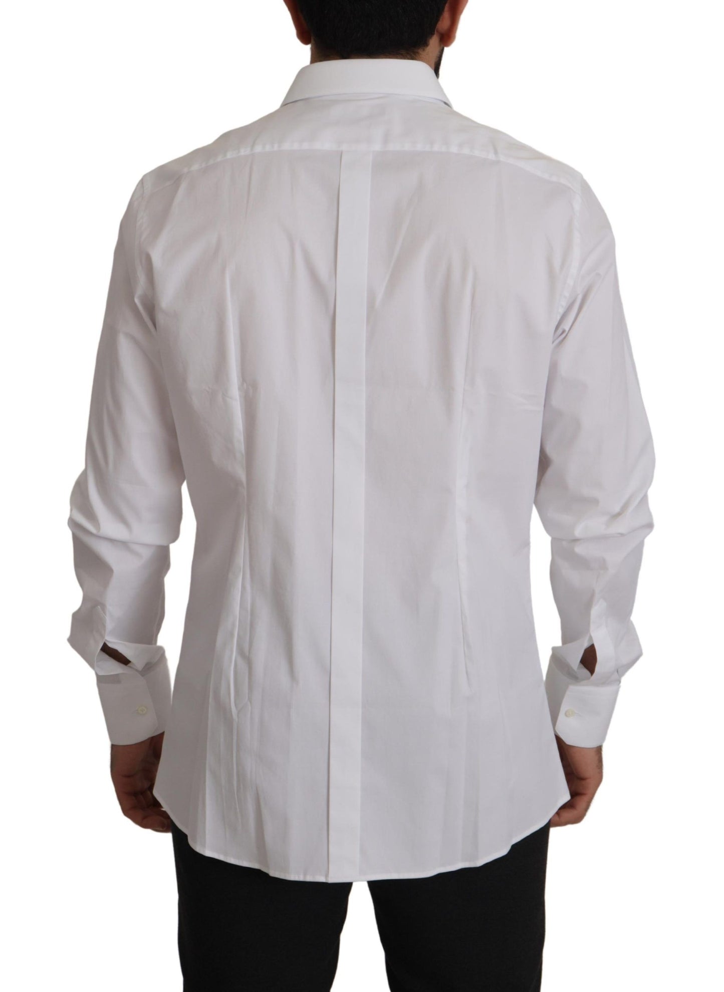 Elegant Slim Fit White Dress Shirt