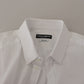 Elegant Slim Fit White Dress Shirt
