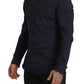 Dark Blue Slim Fit Dress Shirt