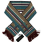 Elegant Multicolor Silk Men's Scarf