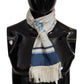 Elegant Multicolor Silk Men's Scarf