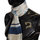 Elegant Multicolor Silk Men's Scarf