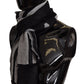 Elegant Monochrome Men's Scarf Wrap