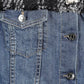 Chic Denim Jacket with Lurex Details