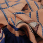Multicolor Seashell Patterned DG Logo Shawl Fringe Silk Scarf