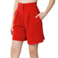 Chic Pink Bermuda Shorts with Comfort Stretch