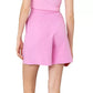 Chic Bermuda Shorts in Soft Pink