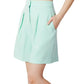 Elegant Bermuda Shorts in Sumptuous Green