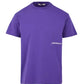 Elegant Purple Cotton Jersey Tee