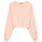 Elegant Pink Sweatshirt with Logo