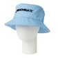 Chic Light Blue Cotton Hat with Front Logo