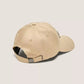 Beige Embroidered Logo Cotton Hat