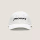 Chic Embroidered Logo Cotton Hat - Pristine White