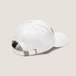 Chic Embroidered Logo Cotton Hat - Pristine White
