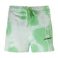 Emerald Envy Cotton Shorts with Chic Print