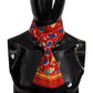 Multicolor DG Umbrellas Print Shawl Fringe Scarf