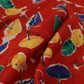 Multicolor DG Umbrellas Print Shawl Fringe Scarf