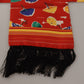 Multicolor DG Umbrellas Print Shawl Fringe Scarf
