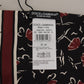Elegant Silk Men's Scarf Wrap - Black and Red