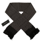 Elegant Silk Geometric Patterned Men's Scarf
