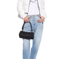 Chic White Nylon Down Jacket with Bold Logo Print