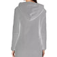 Chic Cotton Sweatshirt Dress with Logo Detail