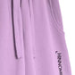 Elegant Purple Bermuda Shorts with Logo Print