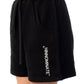 Chic Fleece Bermuda Shorts with Logo Detail