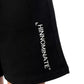 Chic Fleece Bermuda Shorts with Logo Detail