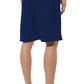 Chic Blue Stretch Cotton Bermudas with Logo