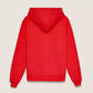 Fiery Red Long Sleeve Logo Hoodie