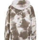 Chic Tie-Dye Cotton Hoodie with Logo Detail