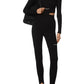 Elegant Long-Sleeved Elastic Waist Tee