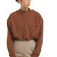 Elegant Turtleneck Sweatshirt with Logo Print