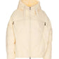 White Oversized Hooded Short Jacket