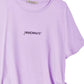 Elegant Gathered Jersey T-Shirt with Laces
