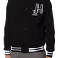 Elevated Bomber Jacket with Logo Patch