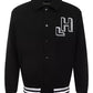 Elevated Bomber Jacket with Logo Patch