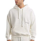 Elevated Casual White Hooded Sweatshirt with Logo